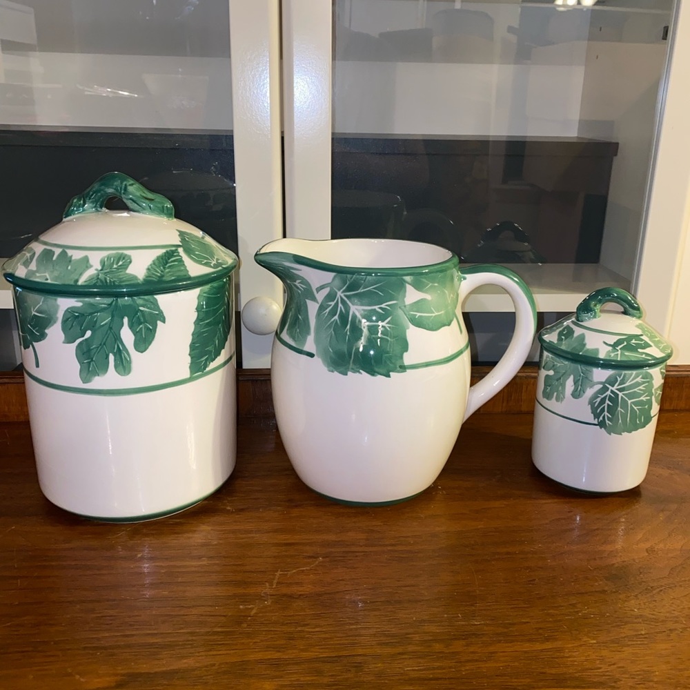 Vintage WCL handmade ceramic set.